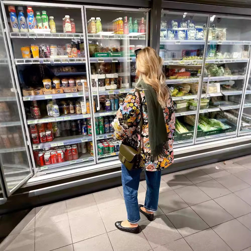 Autumn and winter printed faux cashmere cotton clothes are comfortable and casual, with flared sleeves and loose women's cotton clothes